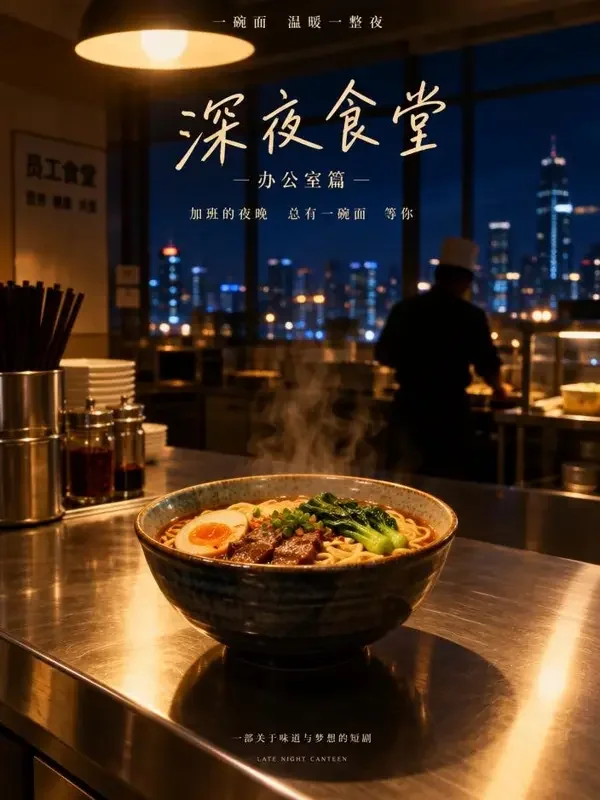 短剧《我在公司当厨神》封面